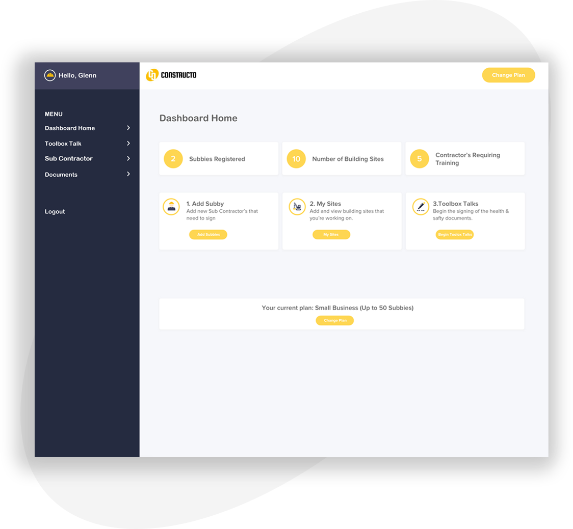 Constructo Dashboard